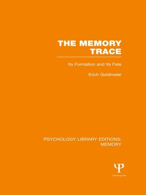 cover image of The Memory Trace (PLE